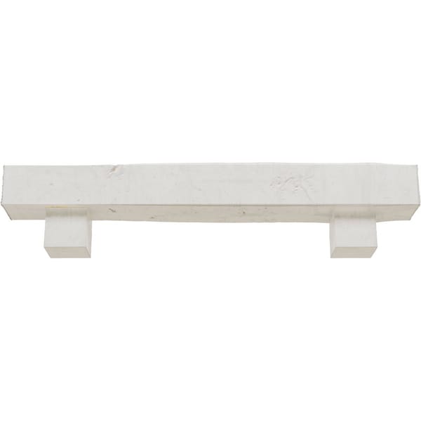 Kit W/ Alamo Corbels, Factory Prepped, 8H  X 12D X 72W Knotty Pine Faux Wood Fireplace ManteL